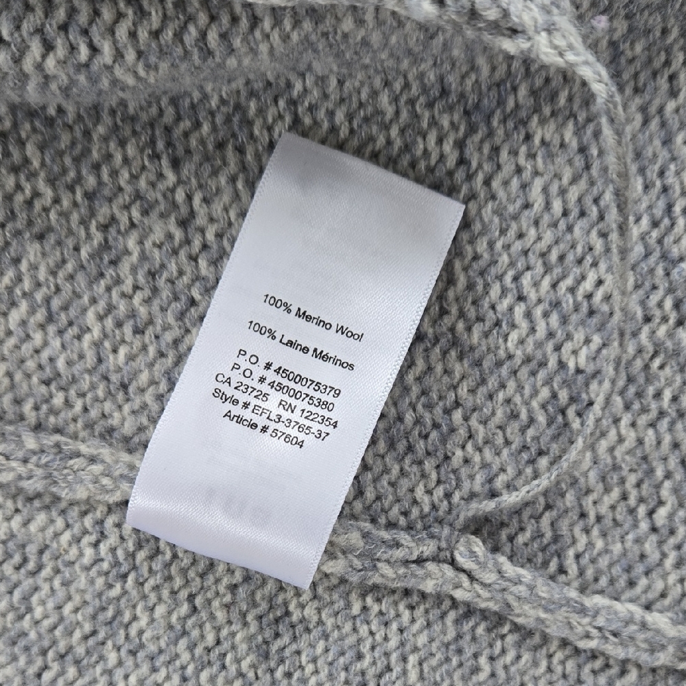TNA Heather Gray Hooded Long Wool Cardigan - Picture 5 of 5